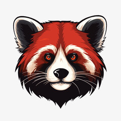 Logo vector illustration of an Red Panda