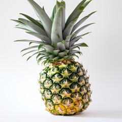 Fototapeta premium ai generated illustration pineapple isolated on white background
