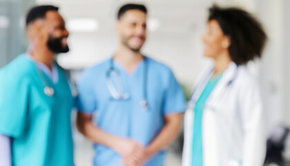 blurry soft focus healthcare-themed background for hospital website or medical facility