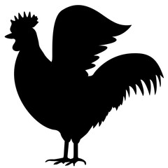 鶏のシルエット（養鶏）