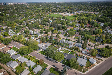 Aerial Allure: Avalon's Suburban Elegance, Saskatoon, Saskatchewan