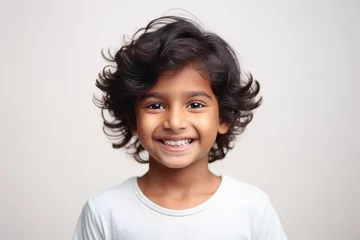 Foto op Canvas Smile face of indian little boy © Niks Ads