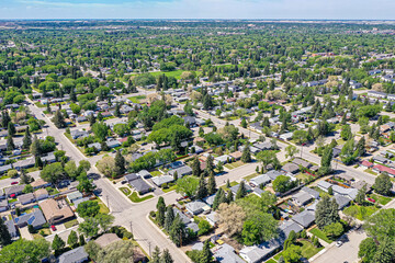 Aerial Allure: Avalon's Suburban Elegance, Saskatoon, Saskatchewan