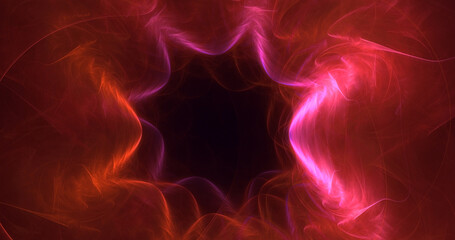 3D rendering abstract fractal light background
