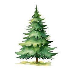 Fototapeta premium christmas tree illustration for the Christmas festival