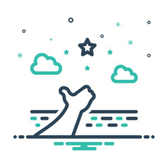 Mix icon for reaching 