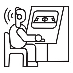 VAR room line icon