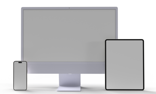 computer notebook tablet front view white isolated mock up blank laptop smartphone touchscreen multimedia monitor pc interface display advertisement marketing digital mobile equipment desktop wireless