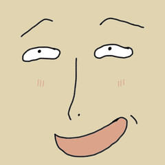 illustration of a face of a person