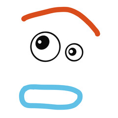 Obraz premium illustration of a face