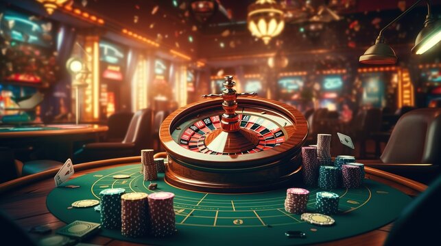 Casino Interior Background