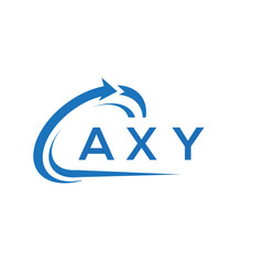 AXY letter logo design on white background. AXY creative initials letter logo concept. AXY letter design.
