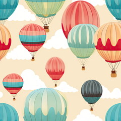 Obraz premium Seamless Pattern of balloon