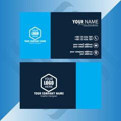 creative business card and name card,horizontal simple clean template vector design