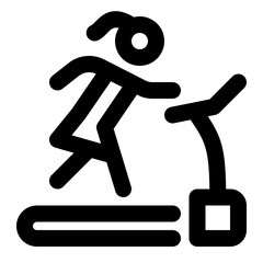 Treadmill Workout Icon