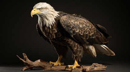 Obraz premium Mature American Bald Eagle, Portrait of wildlife