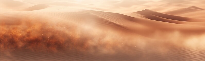 Desert sand banner - obrazy, fototapety, plakaty