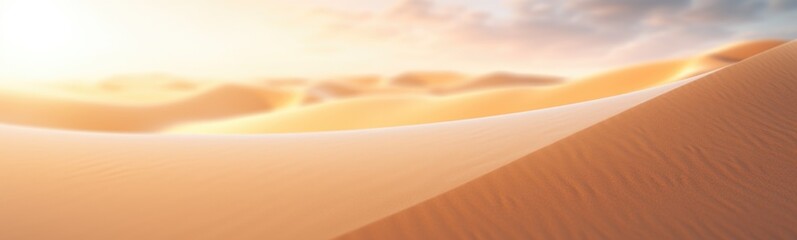 Desert sand banner