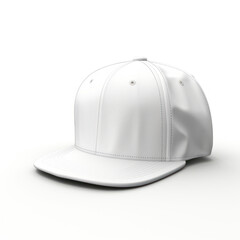  White snapback hat high resolution 
