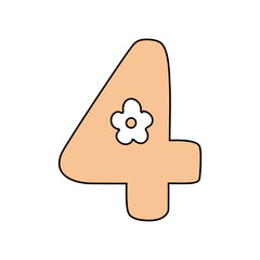 (4) cute flower alphabet