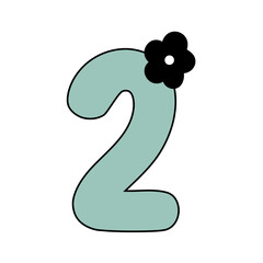 (2) cute flower alphabet