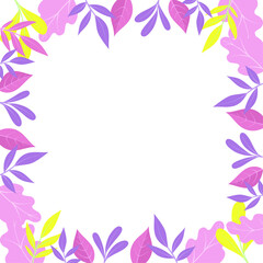 Vector flat spring background