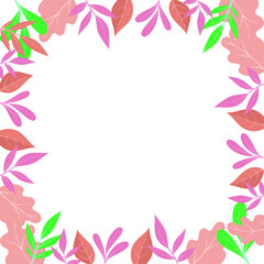 Vector flat spring background