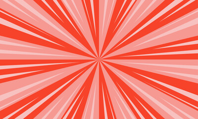 Vector abstract red comic background