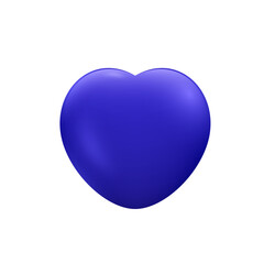 Vector blue isolated heart background