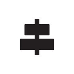 Obraz premium align icon vector
