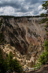 Fototapeta na wymiar Grand Canyon of the Yellowstone Artist Point