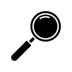 magnifier sign symbol vector glyph color icon
