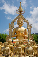 Phuttha Utthayan Makha Bucha Anusorn (Buddhism Memorial Park) is the most famous landmark in Nakorn Nayok, Thailand