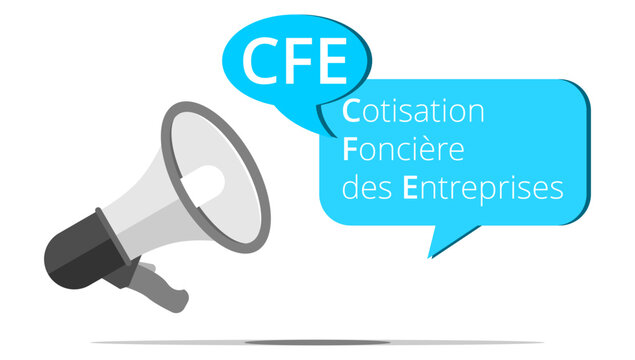 M&eacute;gaphone CFE - Cotisation Fonci&egrave;re des Entreprises