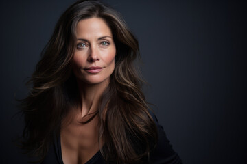 Fototapeta premium Confident attractive woman. Generative AI.