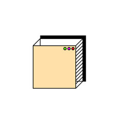 Retro UI Komputer Windows Frames Set