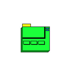 Obraz premium Retro UI Komputer Windows Frames Set
