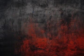 Black and red grunge texture. Scary red black