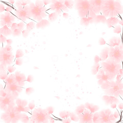 Pastel watercolor cherry blossoms frame wallpapers are suitable for those who want an artistic background.