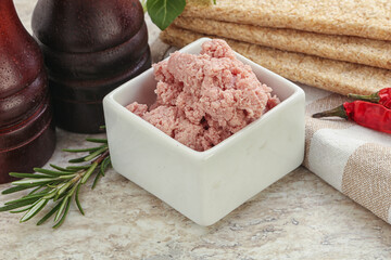 Natural gurmet liver pate spread