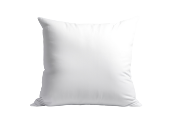 Pillow isolated on transparent background. Generative Ai