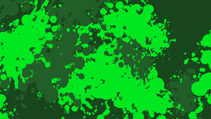 Abstract Bright Green Grunge Ink Texture Design Background