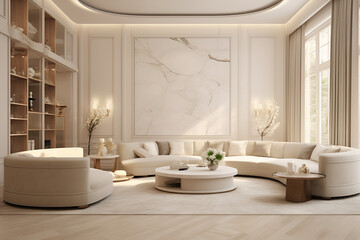 luxury living room interior