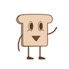 Cute Bread Illustration