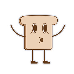 Cute Bread Illustration