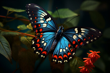 butterfly on leaf