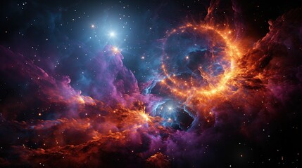 Southern Ring Nebula. - obrazy, fototapety, plakaty