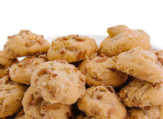 dietetic biscuits with a sunflower seeds