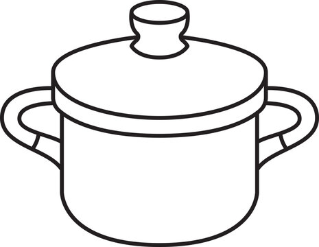 pot cooking kitchen tools clipart