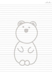 teddy bear cartoon